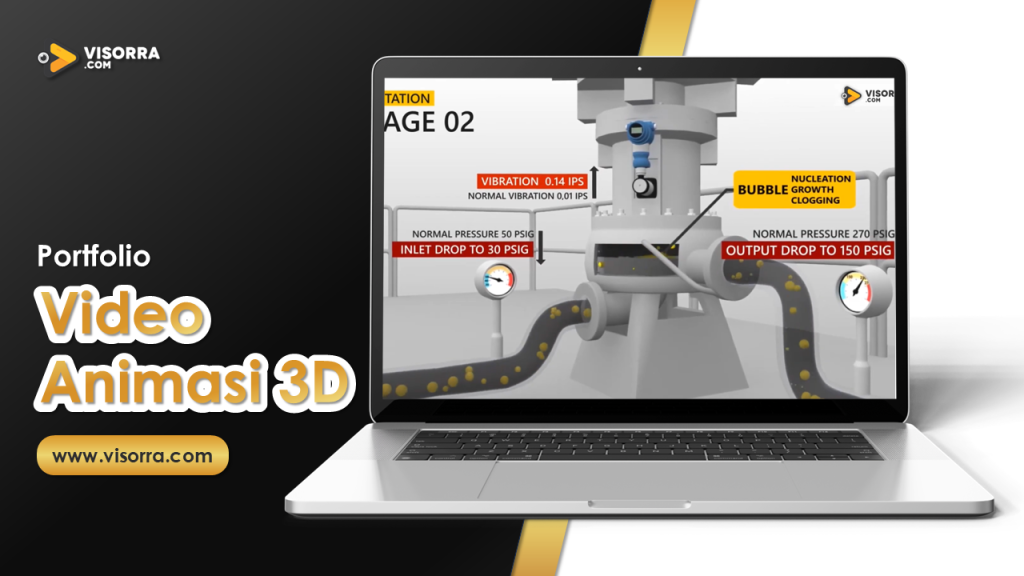 Video Animasi 3D: Simulasi Pipa Minyak Pertamina ONWJ