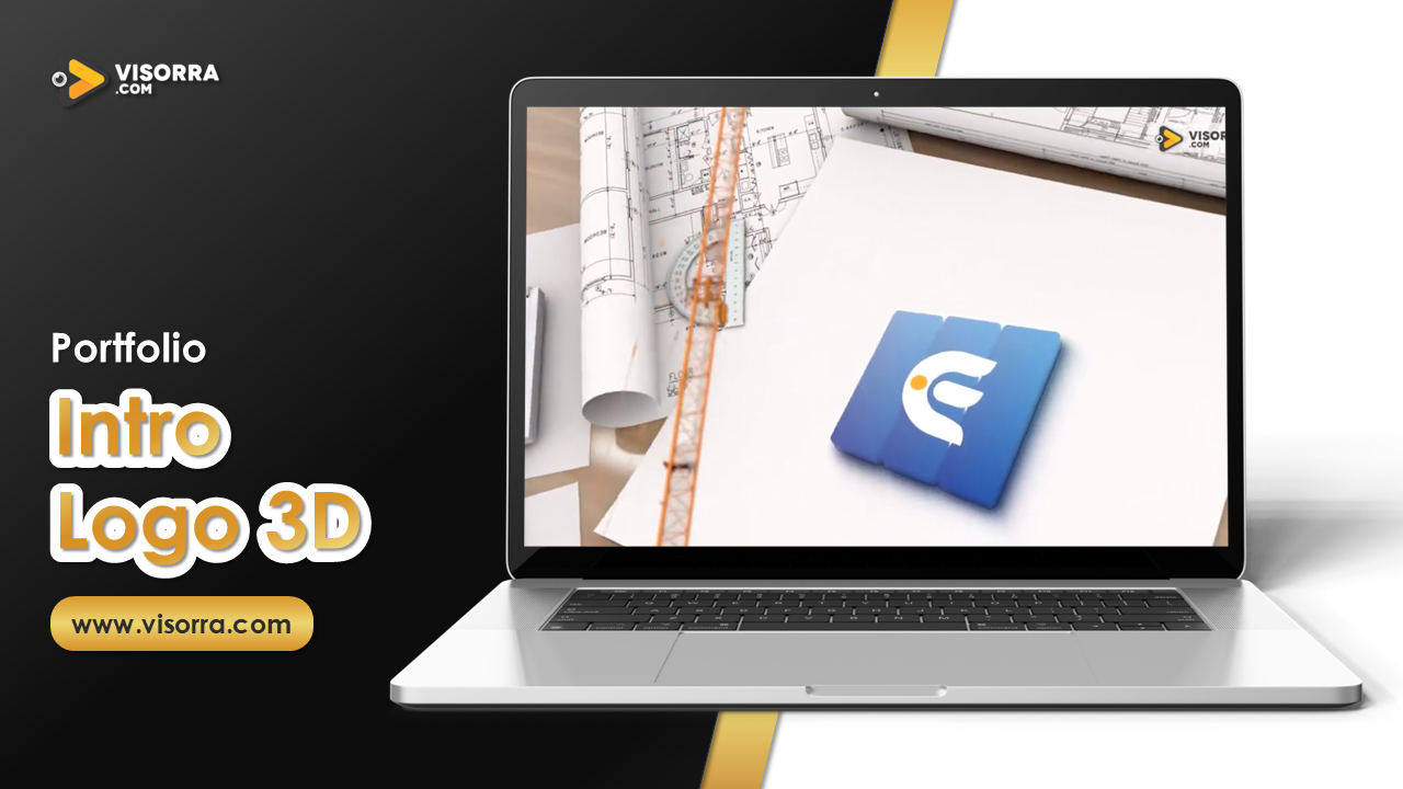 Sample: Advanced Video Logo Intro - Intro Logo 3D