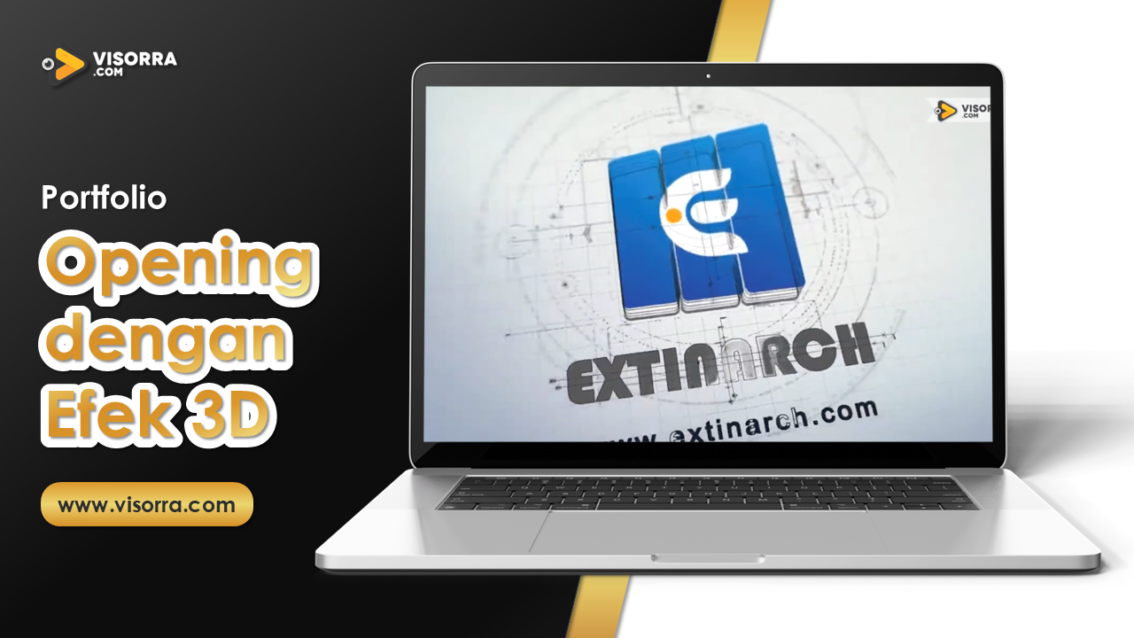 Sample: Advanced Video Logo Intro - Opening dengan Efek 3D