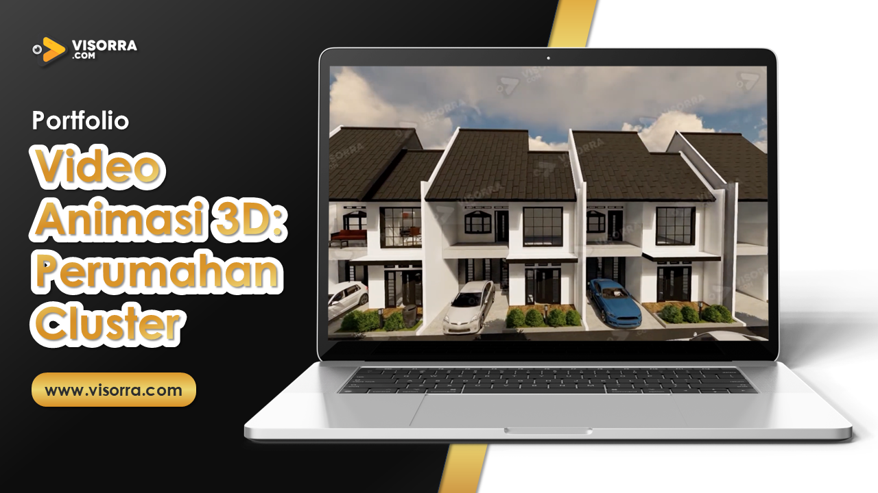 Video Animasi 3D: Bangunan Perumahan Cluster 2 Lantai