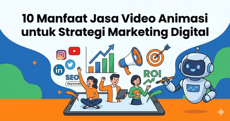 10 Manfaat Jasa Video Animasi untuk Strategi Marketing Digital
