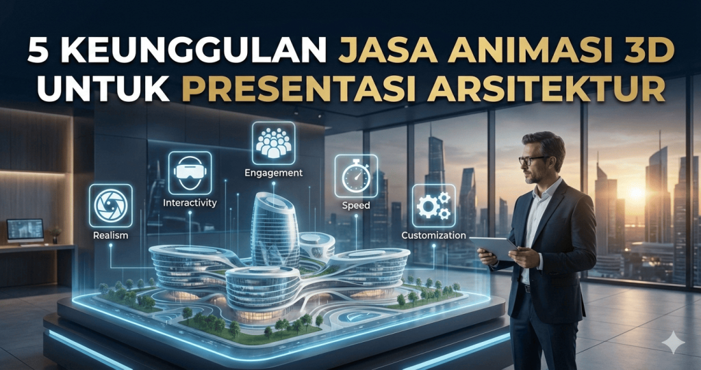 5 Keunggulan Jasa Animasi 3D untuk Presentasi Arsitektur
