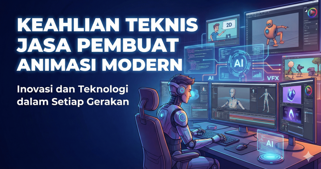 9 Keahlian Teknis Jasa Pembuat Animasi Modern 2026