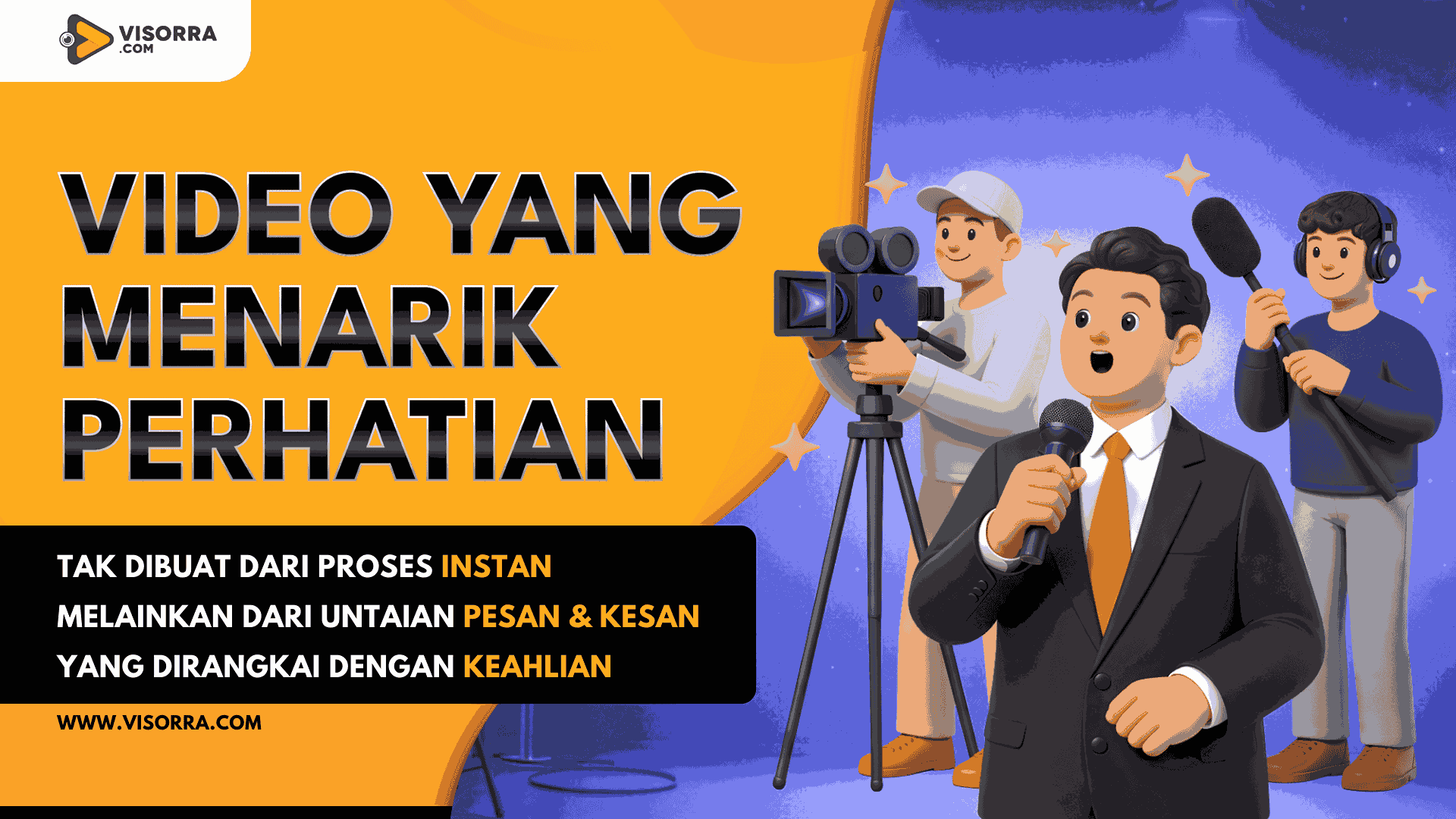 Jasa Pembuatan Video Iklan Produk Company Profile Animasi 2D 3D Visorra.com
