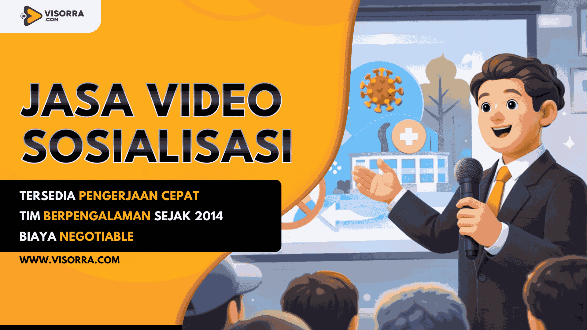 Jasa Video Sosialisasi Visorra.com